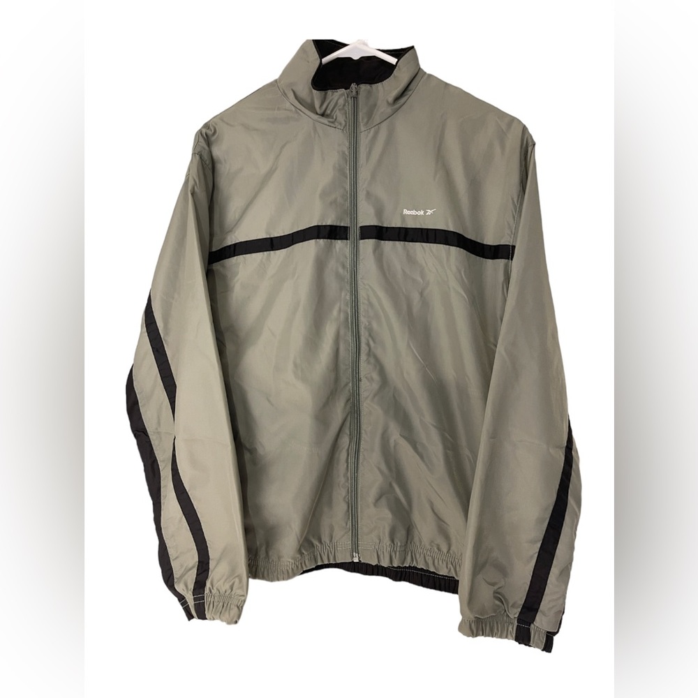 Reebok windbreaker zipped jacket women Size S